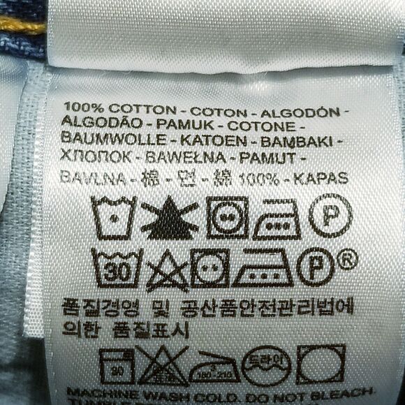 Levi's 560 Jeans Men's Size 46x32 Loose Comfort Fit Tapered Blue Denim (45x31) - Picture 6 of 7